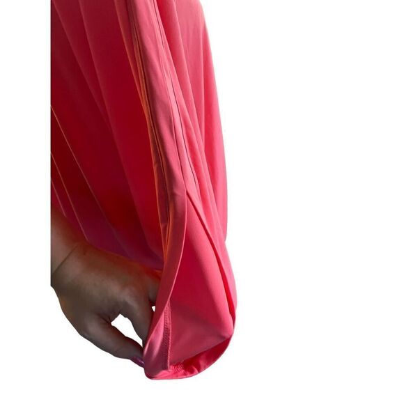 Chico’s Top with flutter sleeves Size 3 X pink/orange color - Picture 3 of 7